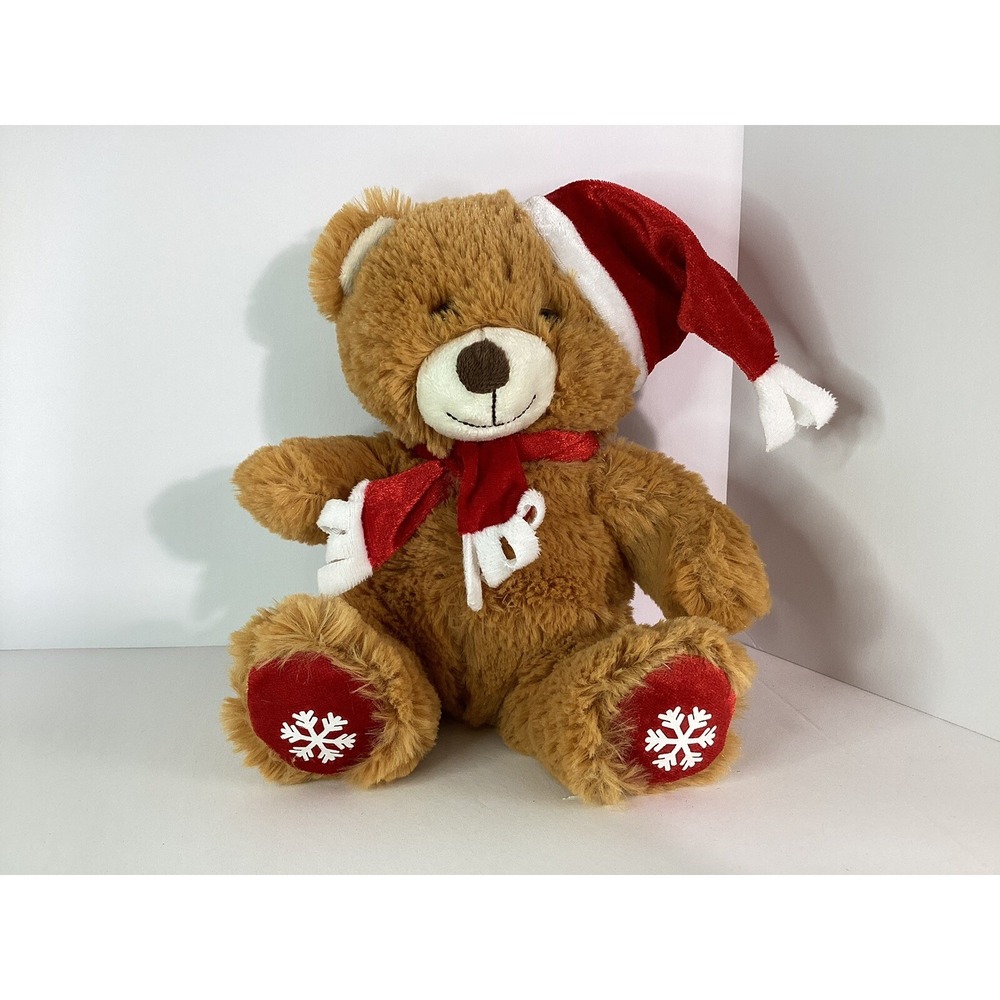 Winter Bear Plush 8" Santa‎ Teddy Stuffed Animal Christmas Holiday